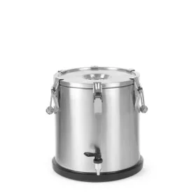 Hendi Szigetelt hordozható ételtároló edény csappal - 20L, Profi Line - ø330x360mm (710227)