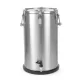 HENDI Szigetelt hordozható ételtárolóedény – csappal, , Profi Line, 35L, ⌀330x(H)570mm