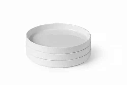 HENDI Oslo Magas Peremű Tányér - ø240 mm - Fehér Porcelán (768747)