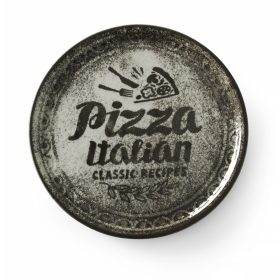 HENDI Pizzatányér Recipe Collection - Fekete, ø310mm (768761)
