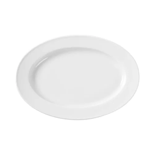 Hendi Delta Ovális Tál - 290x200 mm - Hotelporcelán (799437)