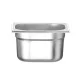 GN edény 1/6, HENDI, Budget Termékcsalád, GN 1/6, 1,6L, 176x162x(H)100mm