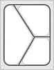 HENDI Tálcatömítő mátrix háromszakaszos tartályhoz 227x178 mm (805626)