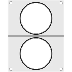 HENDI Tálcatömítő mátrix 2 db ø115 mm levestartályhoz (805633)