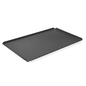 HENDI Perforált tálca GN 1/1 - 4 peremmel, 530x325x10 mm (808405)