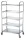 HENDI 5 polcos szervízkocsi - 905x585x1545 mm - Rozsdamentes acél (810125)