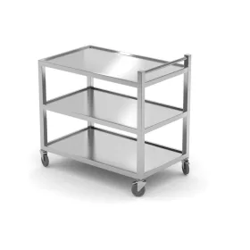 HENDI 3 polcos szervízkocsi - 800x500x950mm - Hegesztett (810224)