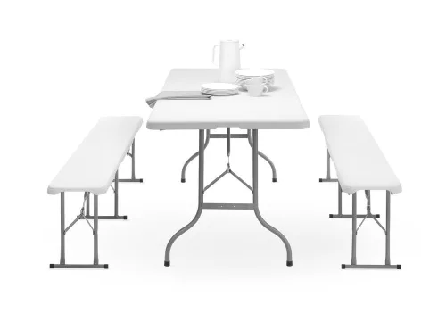Büfé asztal összehajtható, HENDI, max. terhelés 150 kg., 1830x750x(H)740mm