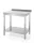 HENDI Fali asztal polccal - 800x600x850 mm - Profi Line (811450)