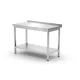 Hendi Profi Line Fali Munkaasztal Polccal - 1200x600x850 mm, Csavarozott (811474)