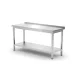 HENDI Fali asztal polccal - 1600x600x850 mm - Profi Termékcsalád (811498)