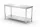 Hendi Központi asztal polccal - 1600x600x850 mm - Profi Line (811542)