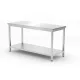 Hendi Központi asztal polccal - 1600x600x850 mm - Profi Line (811542)