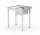 Hendi Profi Line Mosogatóasztal polccal - 800x600x850 mm, Jobb oldali medence (811863)