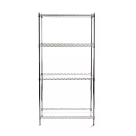 HENDI Ipari tároló állvány - 910x455x1830mm, 4 polcos - Nagy teherbírású (812259)
