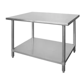 HENDI Központi munkapult - 1800x600x850mm, polccal - Budget Line (812488)