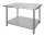 HENDI Központi munkapult - 1800x600x850mm, polccal - Budget Line (812488)