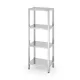Hendi Tárolóállvány 4 teljes polccal - 600x400x1800 mm - Kitchen Line (812501)
