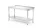HENDI Fali asztal polccal - 1400x700x850 mm - Profi Line (812747)