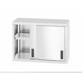 HENDI Falra szerelhető szekrény - Hegesztett, tolóajtós, 800x300x600mm - Profi Line (814154)