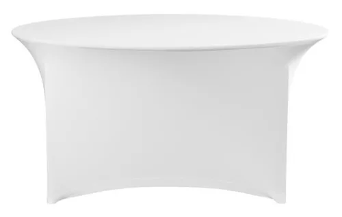 Asztalterítő kerek, HENDI, Symposium, 810941, Fehér, ⌀1800x(H)760mm
