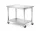 HENDI Mobil asztal polccal - 1000x700x850mm - Kitchen Line (815786)