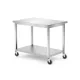 HENDI Mobil asztal polccal - 1000x700x850mm - Kitchen Line (815786)