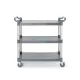 AmerBox 3 polcos polipropilén szervizkocsi - 1010x500x960mm - Nagy teherbírású (816264)