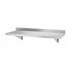HENDI Fali polc - 800x300 mm, 2 konzollal - Nagykonyhai (816486)