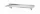 HENDI Fali polc 2 konzollal - 1000x300x250 mm - Rozsdamentes acél (816493)