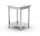 Hendi Budget Line Munkaasztal polccal - 600x600x850mm - Csavaros (817094)
