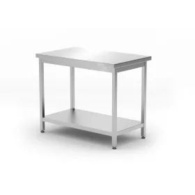Hendi Budget Line Központi Munkaasztal Polccal - 1000x600x850 mm - Csavaros (817162)