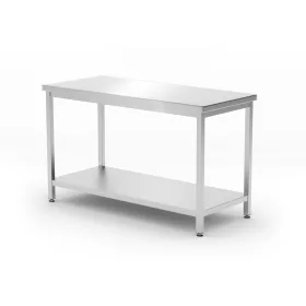 HENDI Budget Line Munkaasztal Polccal - 1200x600x850 mm - Csavaros szerkezet (817179)
