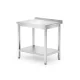 Hendi Budget Line Fali Munkaasztal Polccal - 800x600x850 mm - Csavarozott (817261)