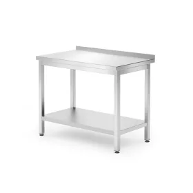 Hendi Fali munkaasztal polccal - 1000x600x850 mm - Budget Line, csavarozott (817278)