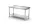 HENDI Fali Munkaasztal Polccal, Budget Line - 1200x600x850 mm - Csavarozott (817285)