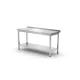 HENDI Fali Munkaasztal Polccal, Budget Line - 1200x600x850 mm - Csavarozott (817285)