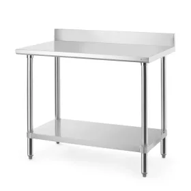 HENDI Munkaasztal magasított hátlappal - 1000x600x950 mm - Budget Line (817568)