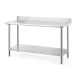 HENDI Munkaasztal magasított hátlappal - 1600x600x950mm - Budget Line (817599)
