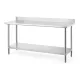 HENDI Munkaasztal magasított hátlappal - 1800x600x950 mm - Budget Line (817605)