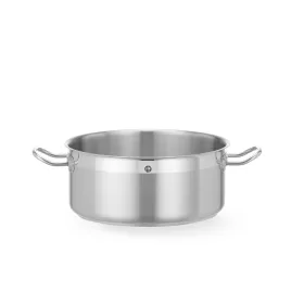   Alacsony falú edény, fedél nélkül, HENDI, Profi Line, 7,3L, ⌀280x(H)126mm