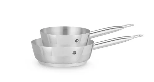 Sauteuse nyeles lábas - fedő nélkül, HENDI, Profi Termékcsalád, 0,9L, ⌀160x(H)60mm