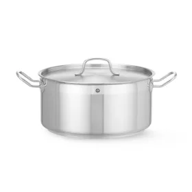   Alacsony fazék- fedővel, HENDI, Profi Termékcsalád, 12L, ⌀320x(H)150mm