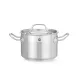 Közepes fazék- fedővel, HENDI, Profi Termékcsalád, 2L, ⌀160x(H)110mm