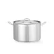Közepes fazék- fedővel, HENDI, Profi Termékcsalád, 23,5L, ⌀360x(H)230mm