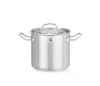 Magas fazék- fedővel, HENDI, Profi Termékcsalád, 3L, ⌀160x(H)150mm