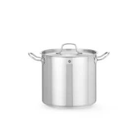   Magas fazék- fedővel, HENDI, Profi Termékcsalád, 10L, ?240x(H)220mm