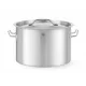 Közepes fazék- fedővel, HENDI, Budget Termékcsalád, 23L, ⌀350x(H)240mm