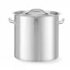 Fazék- fedővel, HENDI, Budget Termékcsalád, 25L, ⌀345x(H)350mm