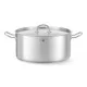 Alacsony fazék- fedővel, HENDI, Kitchen Termékcsalád, 12L, ⌀320x(H)150mm